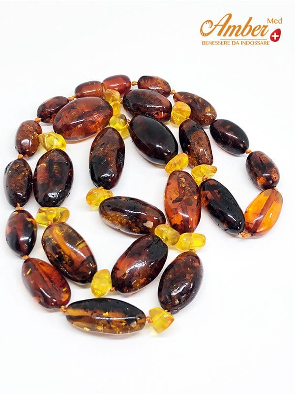 Collana-ambra-baltica-donna-color-cognac-ambermed