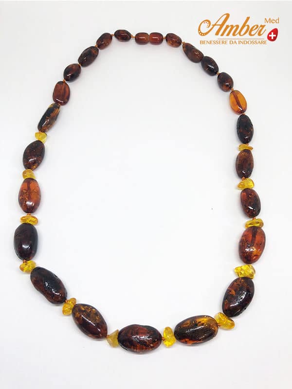 Collana-ambra-baltica-donna-color-cognac-ambermed