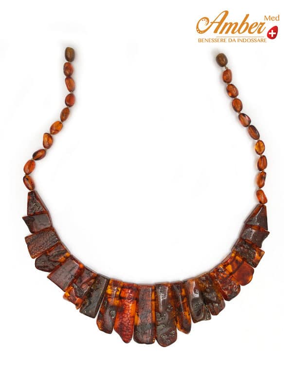 collier imortante di ambra vera baltica